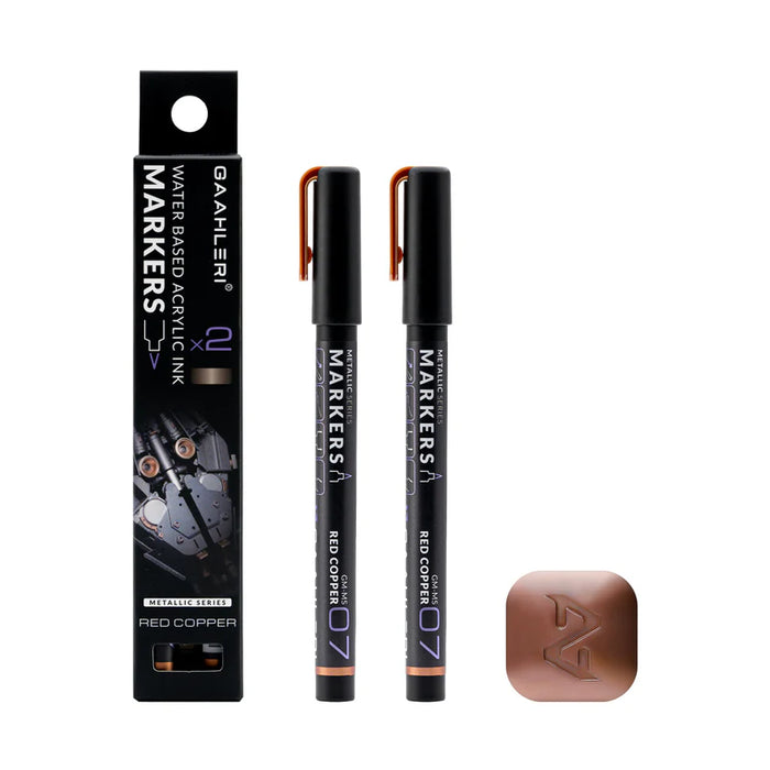 Gaahleri Metallic Series Markers - Red Copper x 2