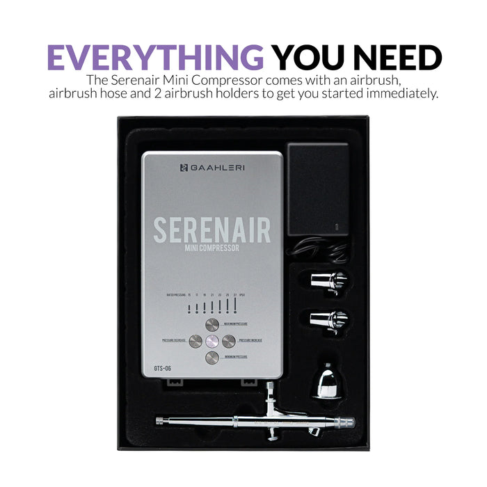 Serenair Mini Compressor with Airbrush Kit
