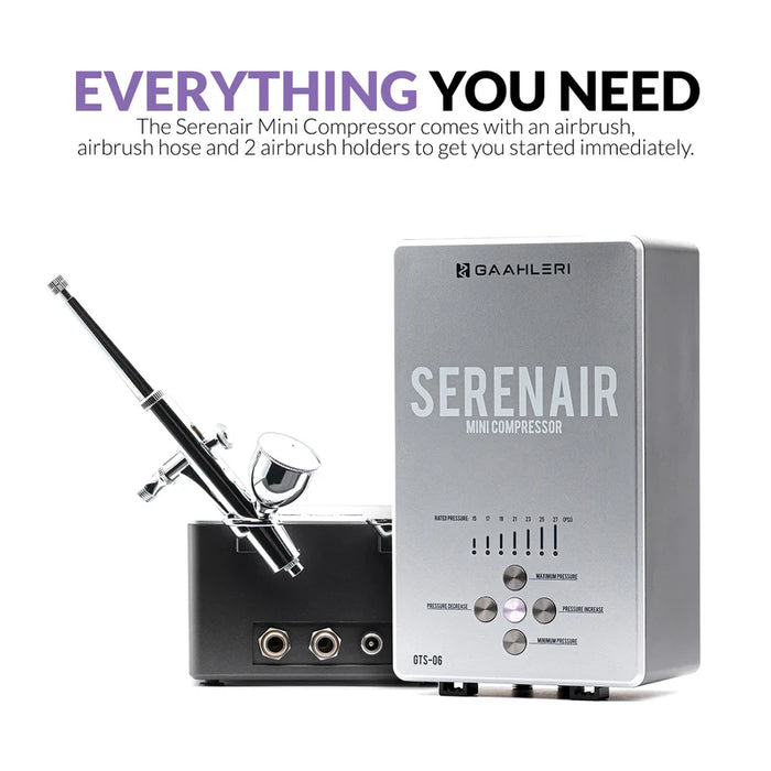 Serenair Mini Compressor with Airbrush Kit