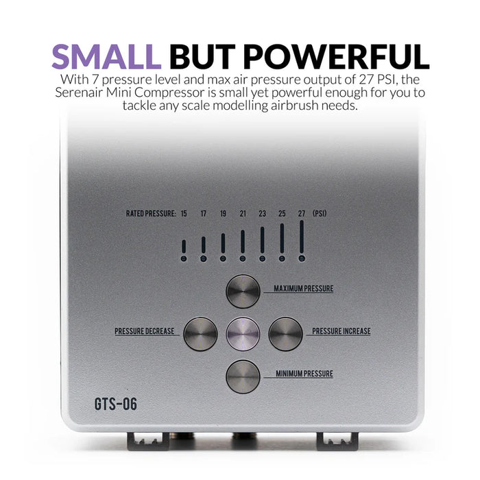 Serenair Mini Compressor with Airbrush Kit