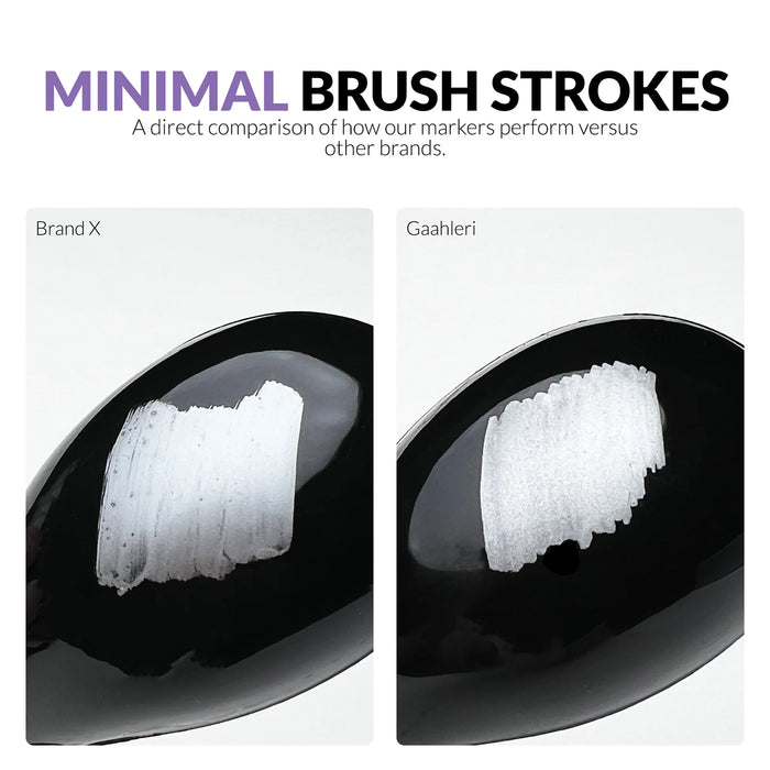 Gaahleri Metallic Series Markers - Flashy Gold x 2