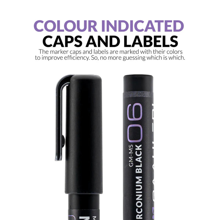 Gaahleri Metallic Series Markers - Flashy Gold x 2