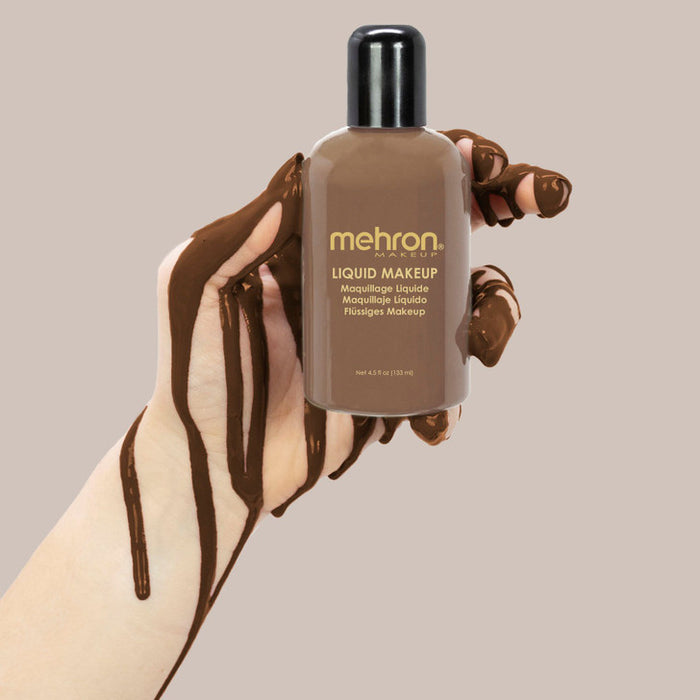 4oz Mehron Liquid Makeup Body Paint - Sable