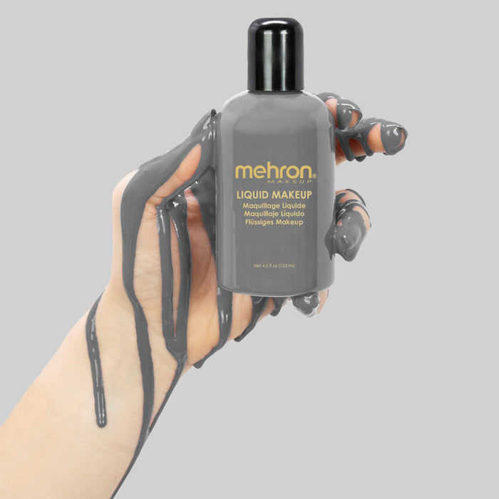 4oz Mehron Liquid Makeup Body Paint - Monster Grey