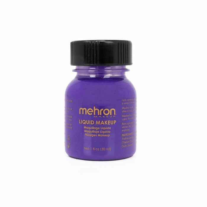 1oz Mehron Liquid Makeup Body Paint - Purple