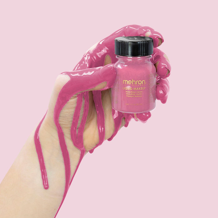 1oz Mehron Liquid Makeup Body Paint - Pink
