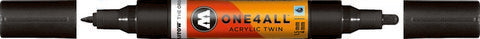 Molotow Acrylic Paint Marker - Double Ended 1.5mm & 4mm - Black