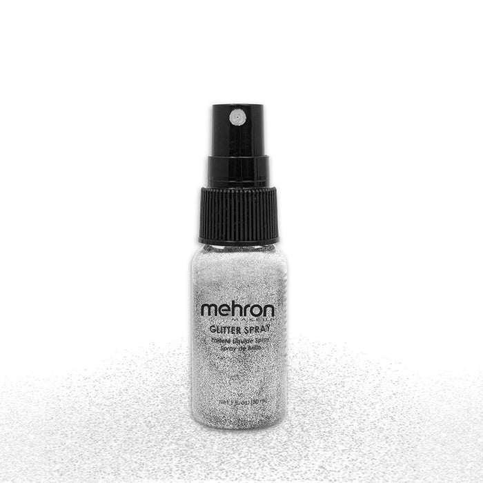 Mehron Glitter Spray 1oz - Silver