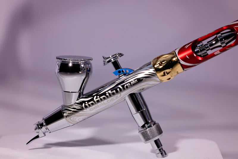 Harder & Steenbeck GIRALDEZ INFINITY 2-in-1 (0.2 & 0.4) Airbrush - 129 —  Midwest Airbrush Supply Co