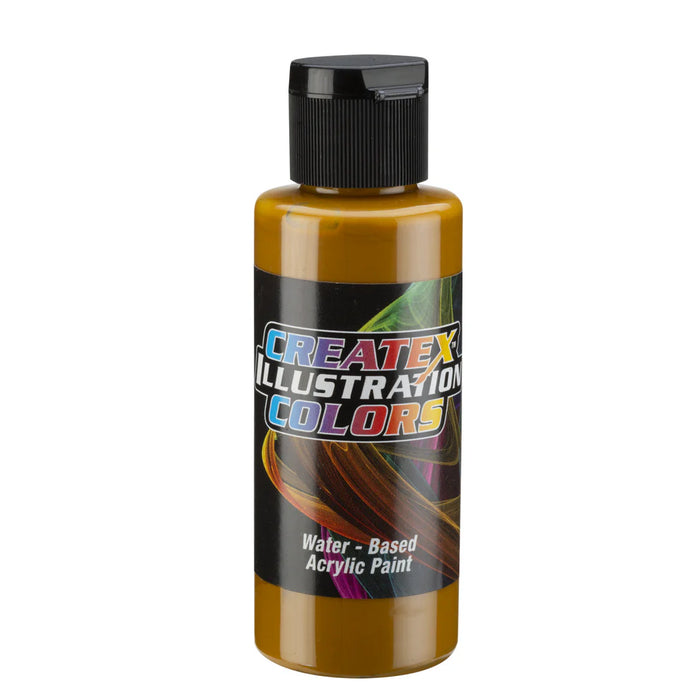 2oz Createx Illustration Color - 5644 Illustration Yellow Ochre