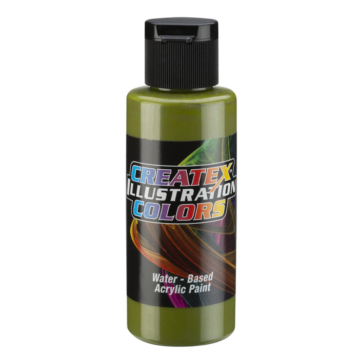 2oz Createx Illustration Color - 5647 Illustration Yellow Green Oxide