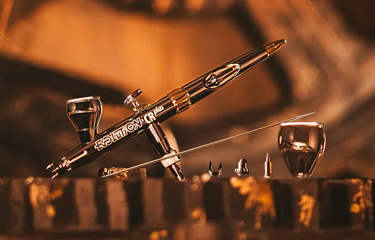 Harder & Steenbeck EVOLUTION 2024 CRplus 2 in 1 with Sparmax AC-27 Compressor