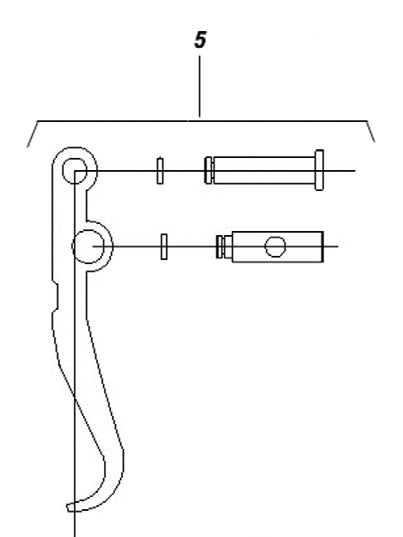 HG-2 Trigger Assembly for Paasche HG Spray Gun