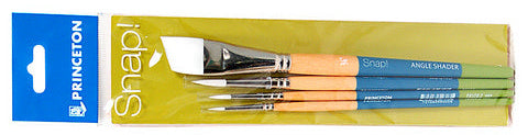 SNAP WHITE TAKLON 4PC SET ROUND, ANGLE SHADER