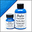 Angelus Neon Leather Paint - Pearlescent Pacific Blue 4 oz.