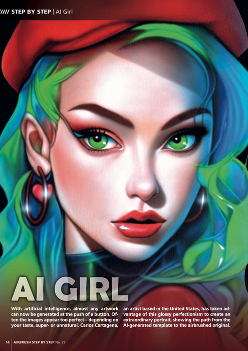 AIRBRUSH STEP BY STEP MAGAZINE ISSUE #75