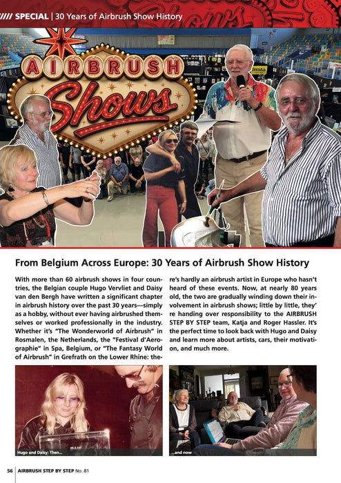 AIRBRUSH STEP BY STEP MAGAZINE ISSUE #81