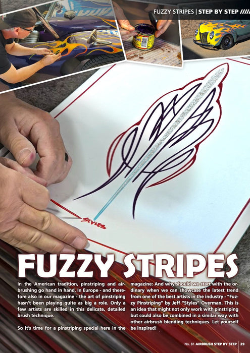 AIRBRUSH STEP BY STEP MAGAZINE ISSUE #81