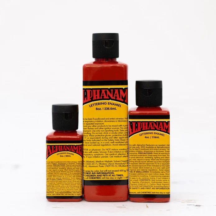 Alphanamel  - Vermillion- 8OZ