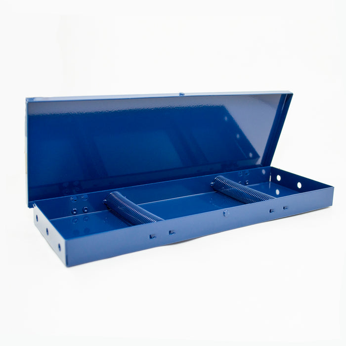 MACK BB-PCSB Aluminum Brush Box 3 1/2″ X 10″ - Sapphire Blue