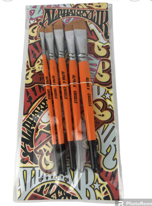 Midwest　Brush　Alpha　—　Supply　Airbrush　Co　Chisel　Set