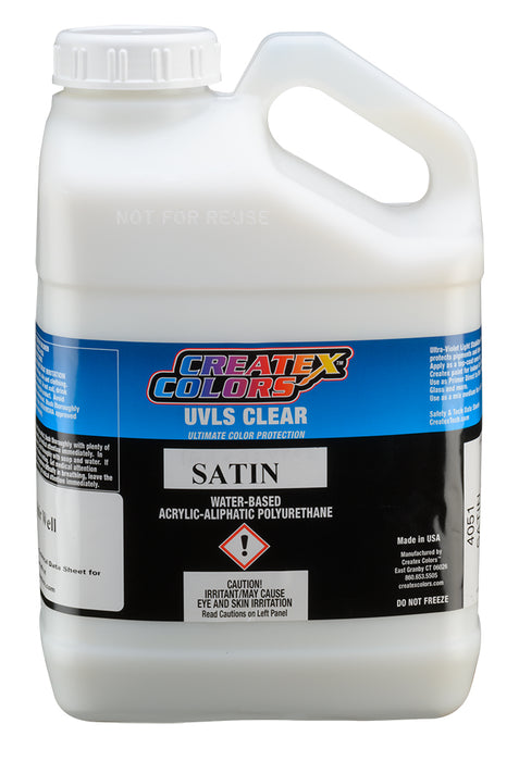 Createx Colors 4051 UVLS SATIN CLEAR - 128oz (1 Gallon)