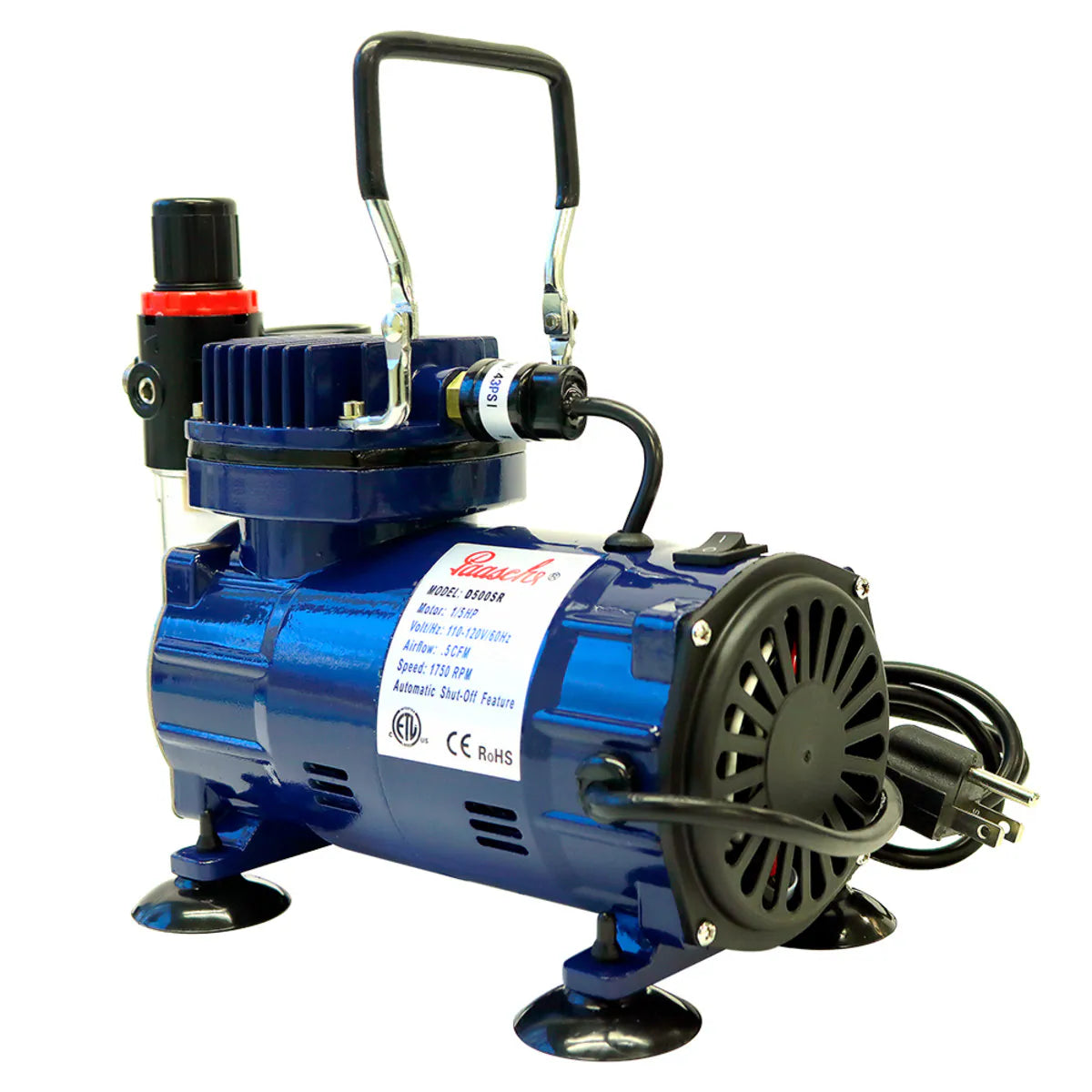 Paasche D500SR 1/8 HP Airbrush Compressor with Regulator — Midwest