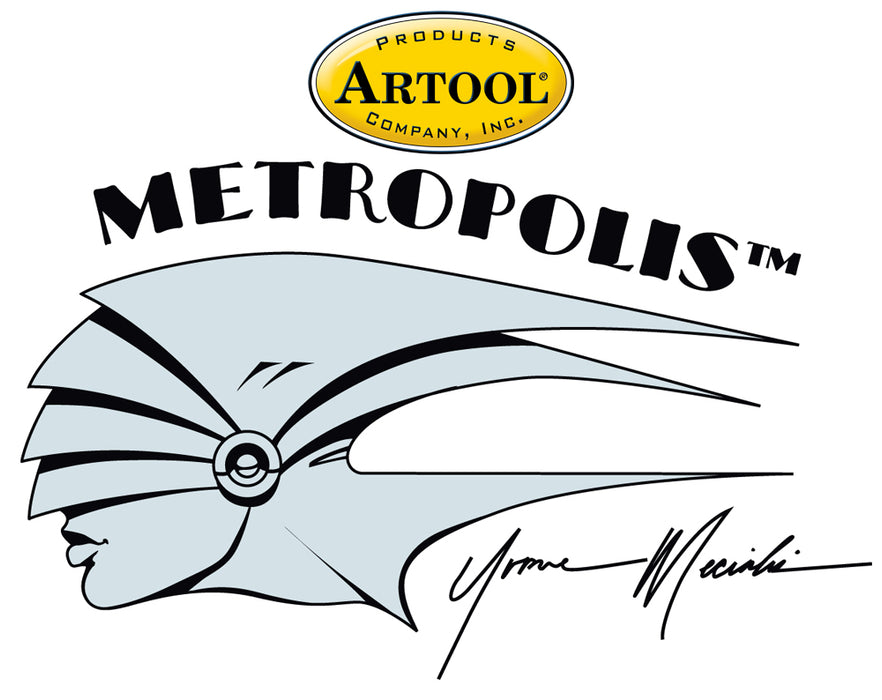 Artool Metropolis Freehand Airbrush Template by Yvonne Mecialis