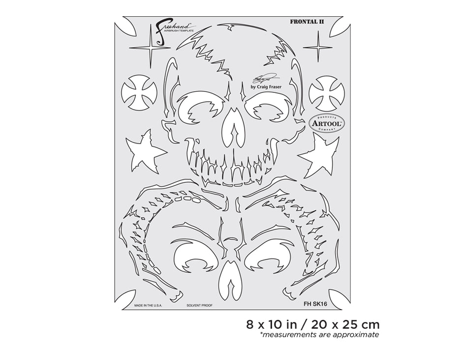 Artool Stencil - Frontal II FH SK16 by Craig Fraiser
