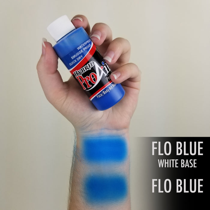 2oz ProAiir Hybrid Face &amp; Body Art Airbrush Color - FLORESCENT BLUE