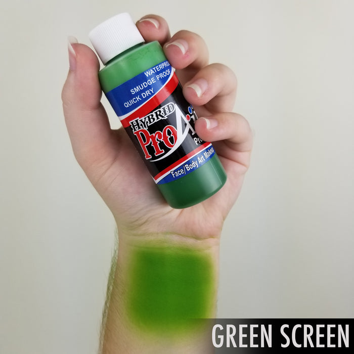 2oz ProAiir Hybrid Face &amp; Body Art Airbrush Color - GREEN SCREEN
