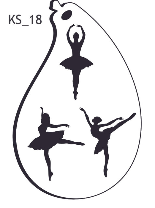 Safari Stencils - KS_18 Ballerina