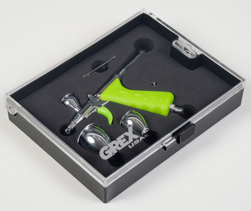 Grex Tritium.TG3 Double Action Pistol Style Trigger Top Gravity Airbrush, 0.3mm