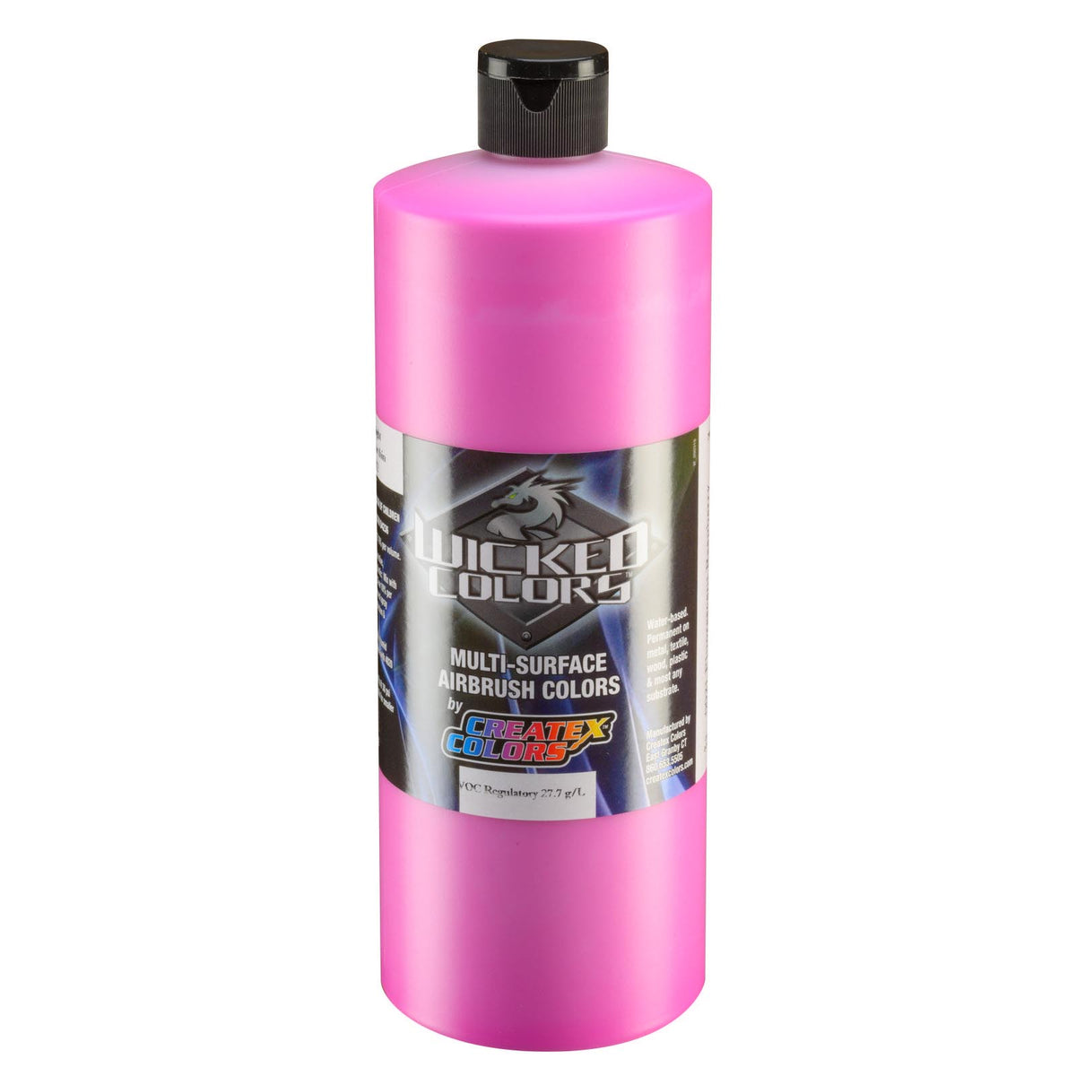 32oz Createx Wicked Color W021 - Fluorescent Raspberry — Midwest ...