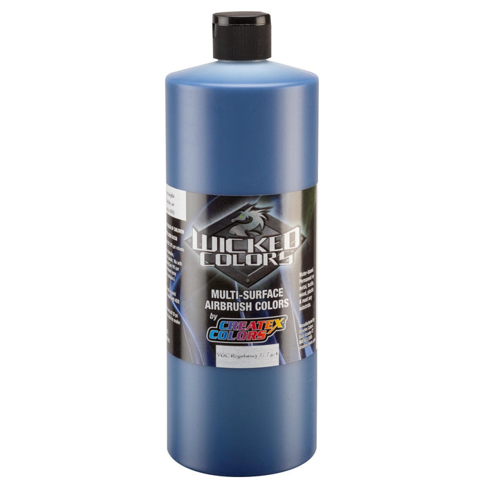 32oz Wicked Airbrush Color - W086 Opaque Phthalo Blue