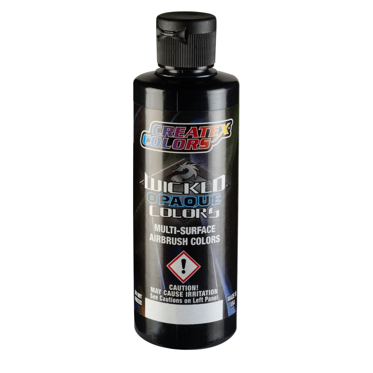 4oz. Wicked Airbrush Color - W098 Opaque Flat Black — Midwest Airbrush ...
