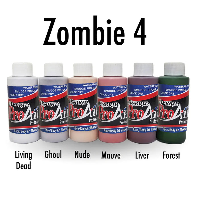 ProAiir Hybrid Colors ZOMBIE 4 - Set of 6 - 1oz Colors