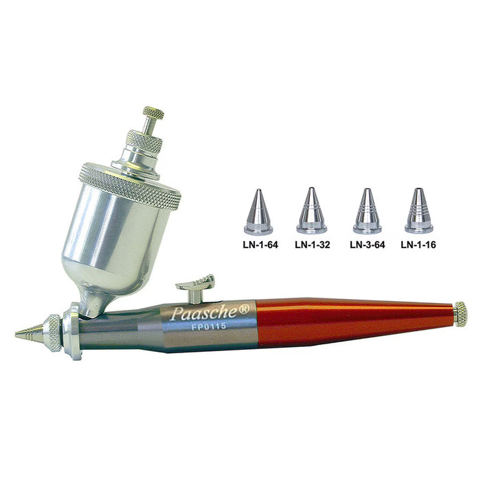 Paasche FP-FP Flow Pencil (Includes 1/64, 1/32, 3/64 & 1/16 Nibs and Pressure Cup)