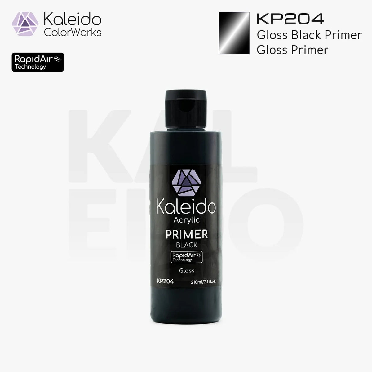Kaleido KP104 Primer Gloss Black - 60ml — Midwest Airbrush Supply Co