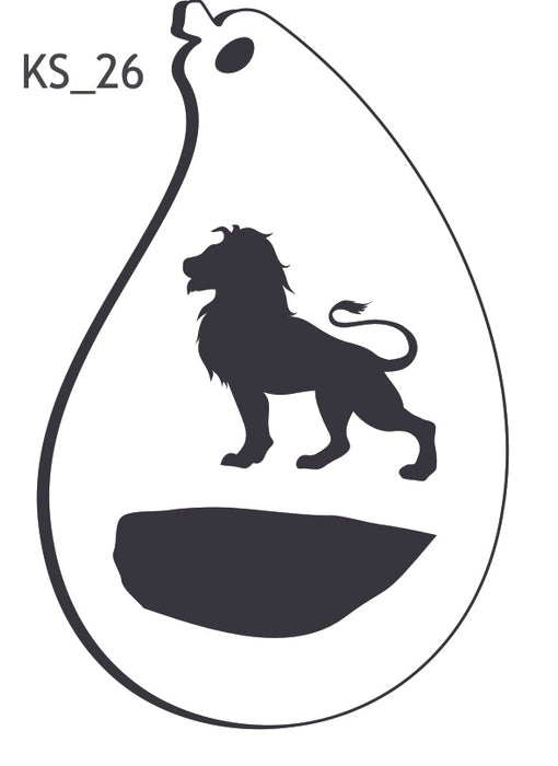Safari Stencils - KS_26 Lion