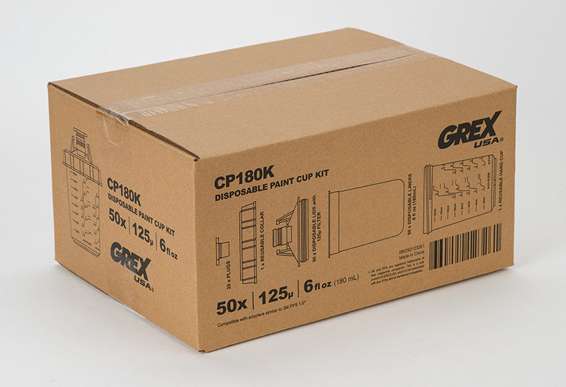 Grex CP180K Disposable Paint Cup Kit