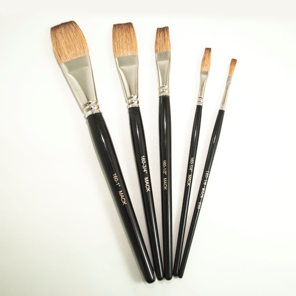 MACK Series 160 One Stroke Signwriters - Lettering Brush Size 1/2 ...
