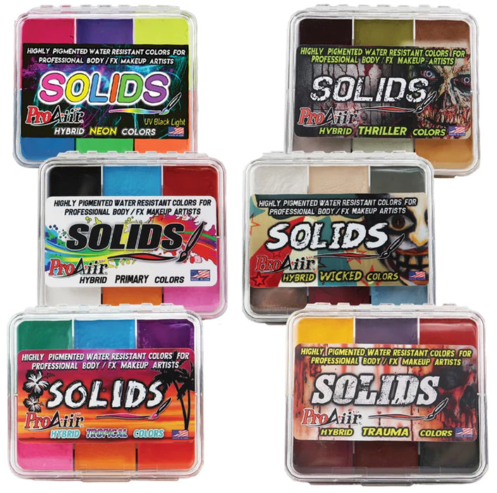 PROAIIR SOLIDS WATER RESISTANT MAKEUP PALETTE - NEON