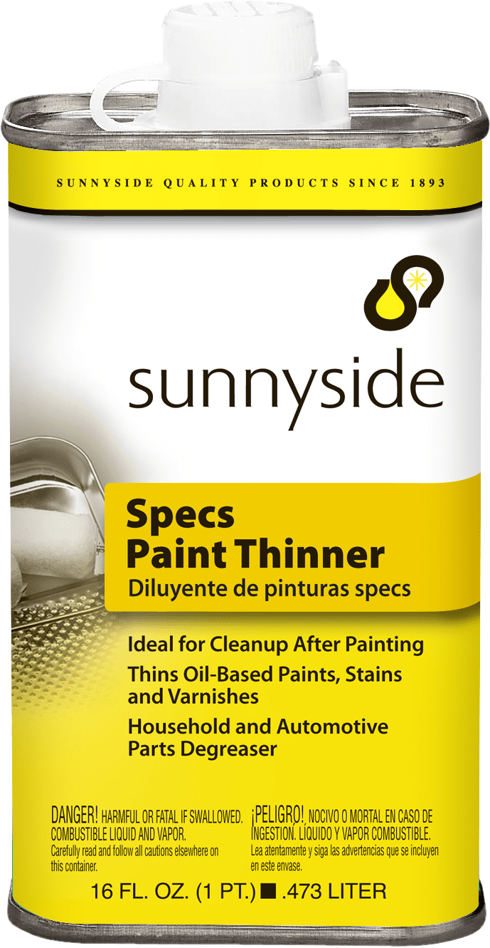 Sunnyside Specs Paint Thinner (Mineral Spirits) Quart — Midwest Airbrush Supply Co