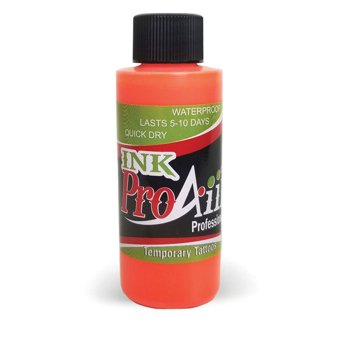 2oz ProAiir INK Alcohol-Based Airbrush Color - Fluorescent Orange