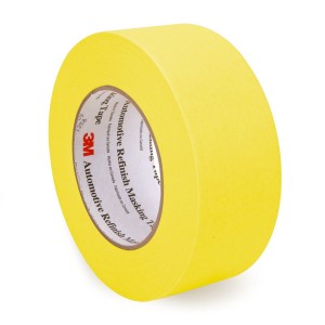 3M Automotive Refinish Yellow Masking Tape 2" x 180'