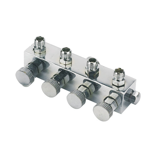 4 Outlet Manifold with Valves A9-4