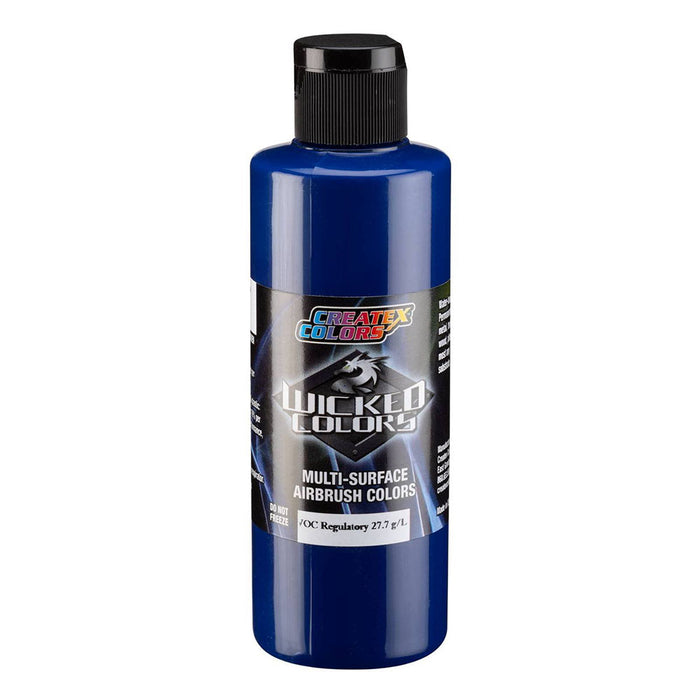 4oz Wicked Airbrush Color - W086 Opaque Phthalo Blue