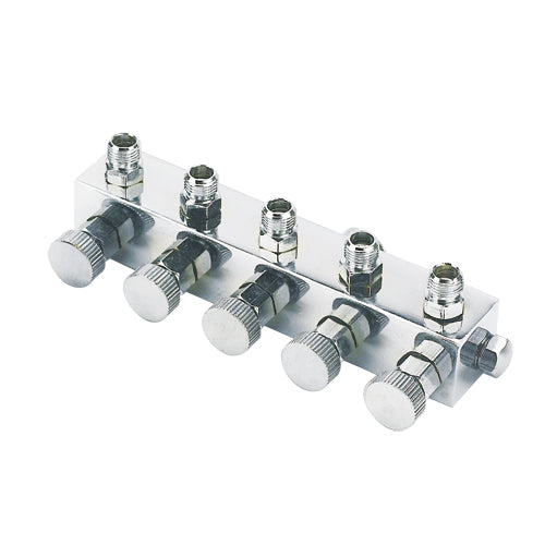 5 Outlet Manifold with Valves A9-5