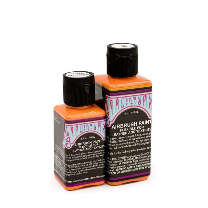 5oz Alphaflex Airbrush Paint - Dark Orange
